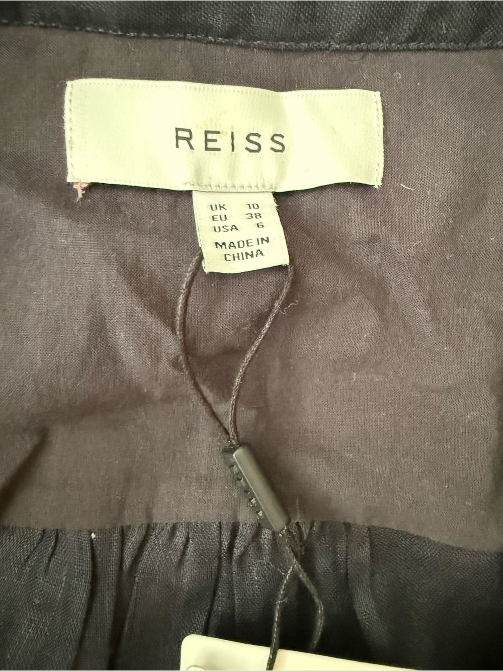 Reiss Mila Linen Playsuit/Romper - Size 6 - Picture 4 of 6